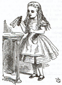 Illustration of Alice by Sir John Tenniel.