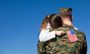 Homeoapathy and PTSD Soldier returns to daughter